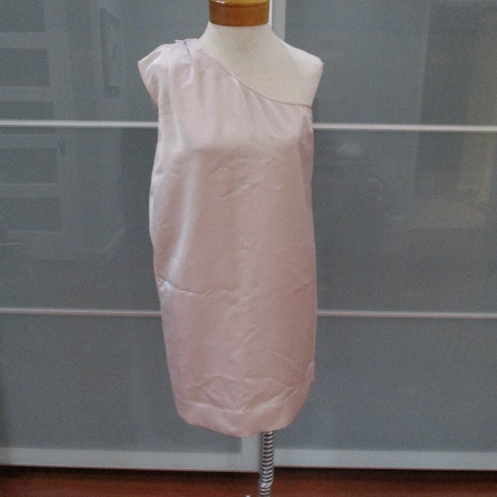 Stella McCartney Blush One Shoulder Shift Cocktail Dress